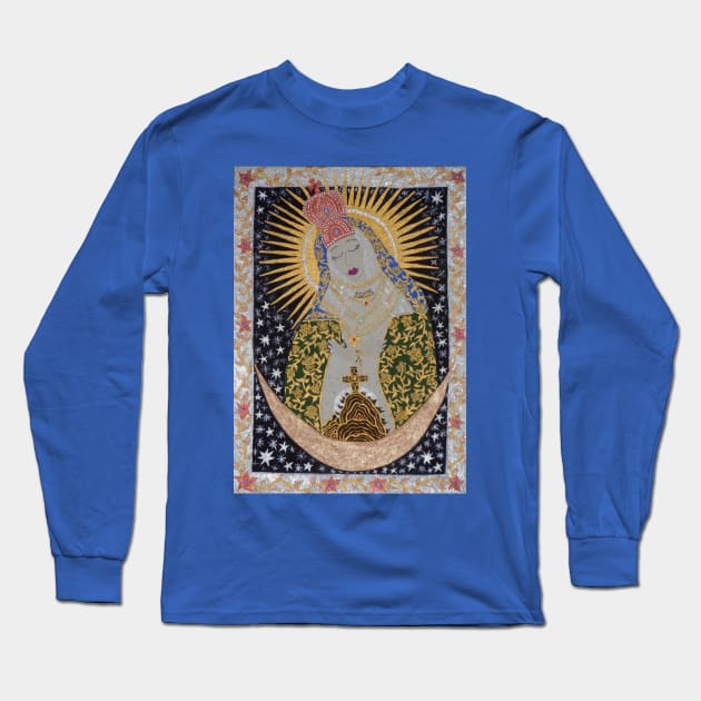 Our Lady of Ostrabrama Long Sleeve T-Shirt by DebiCady